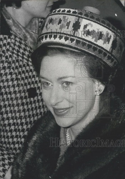 1966 Press Photo Princess Margaret Opening Abbey Treasures Exhibition - Historic Images