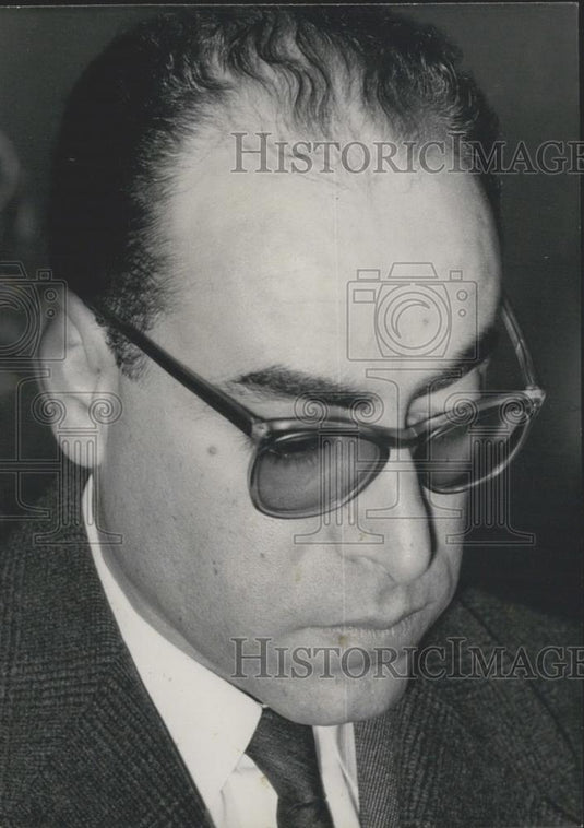 1961 Press Photo Taieb Sahbani Secretary General Tunisian Foreign Office - Historic Images