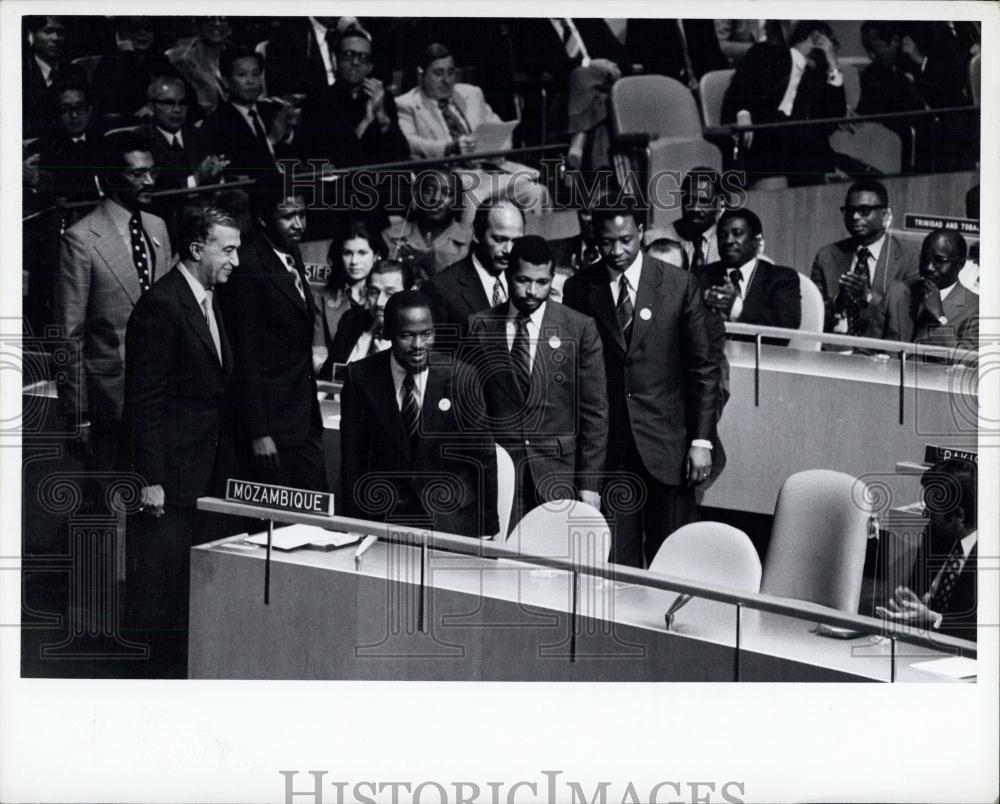 1975 Press Photo UN General Assembly Opens 13th Regular Session - Historic Images