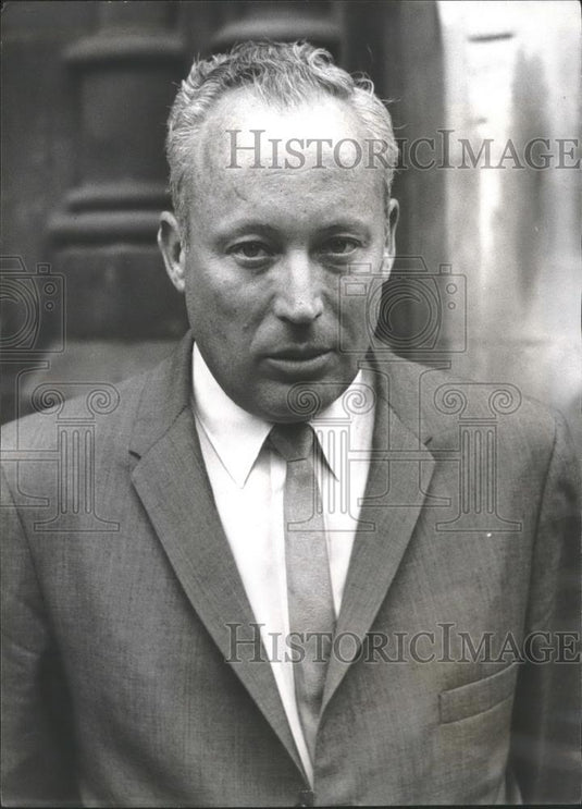 1964 Press Photo Author Leon Uris, Exodus - Historic Images