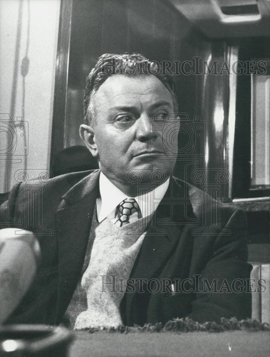 Press Photo Senator Peter Brugger, leader of the Sudtiroler Volkspartei - Historic Images
