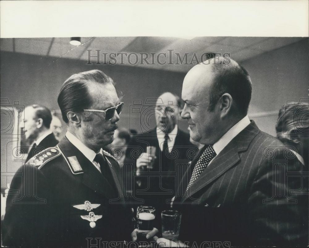 1971 Press Photo General Johannes Steihoff & Mr. Melvin R. Laird US Sec.Defense - Historic Images