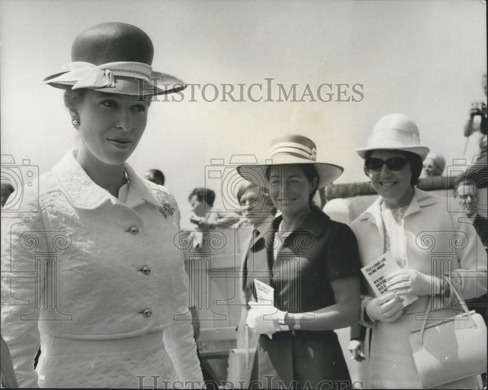 1970 Press Photo Princess Anne at Epsom for the Derby - Historic Images