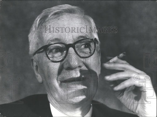 Press Photo Nikolas Tinbergen ,Nobel recipient in Medicine - Historic Images