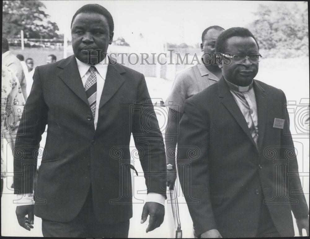 Press Photo Rev Sithole &amp; Muzerewa - Historic Images