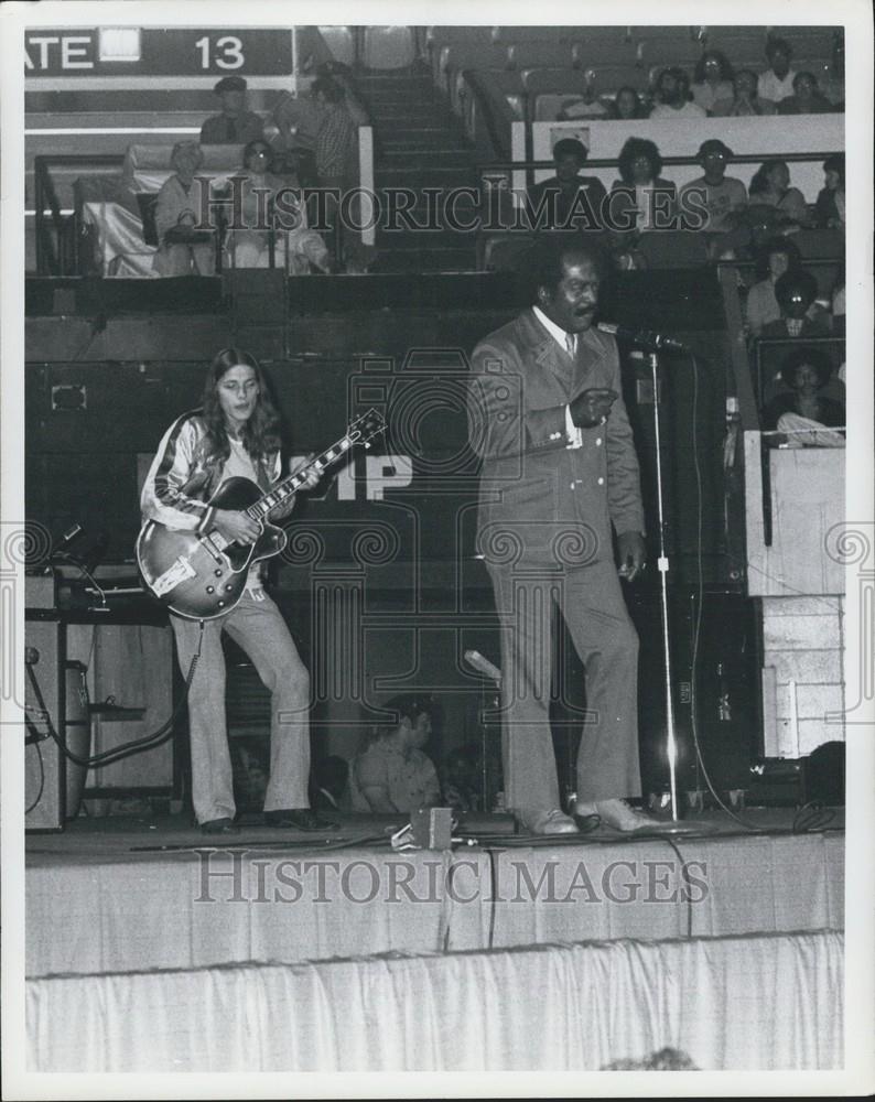 1972 Press Photo Jimmy Witherspoon, Madison Square Garden - Historic Images