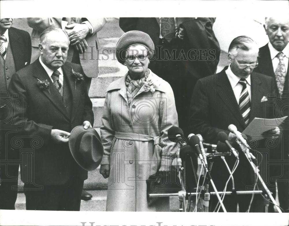 1978 Press Photo Former Prime Minister Vorster as President - Historic Images