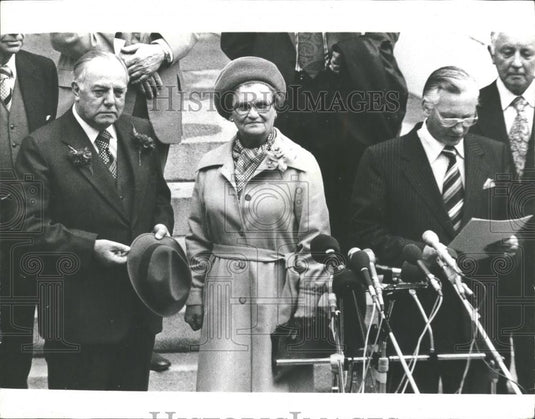 1978 Press Photo Former Prime Minister Vorster as President - Historic Images