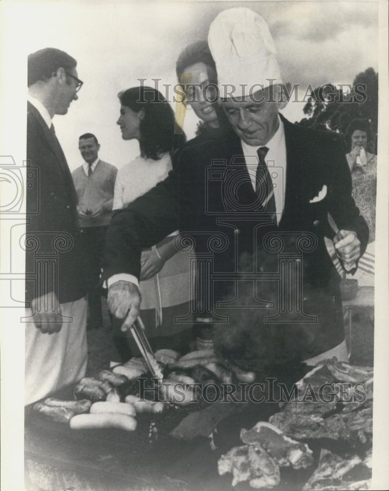 1971 Press Photo Australian Prime Minister William McMahon, Victoria - Historic Images