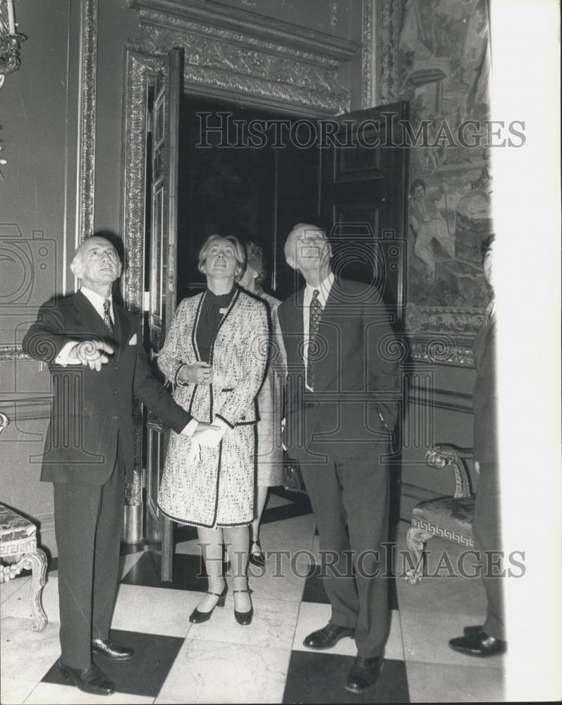 1971 Press Photo Australia Prime Minister William McMahon, Sir Alec Douglas - Historic Images