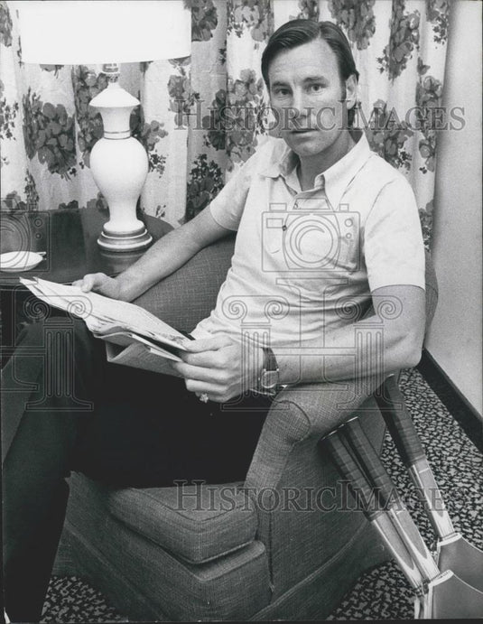 1973 Press Photo Yugoslav tennis Nikki Pilic - Historic Images