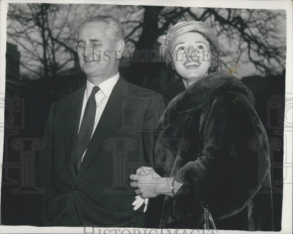 1961 Press Photo Author Monsarrat Marries for the third time - Historic Images