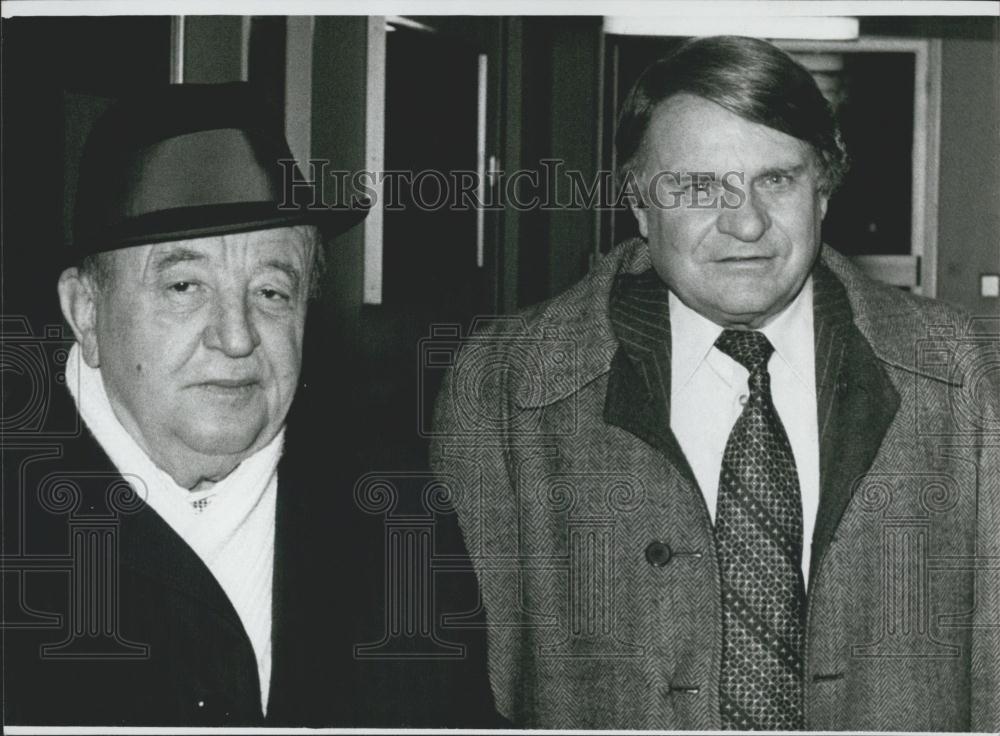 1980 Press Photo Hermann Hocherl and Friedrich Cremer, SPD member on trial - Historic Images