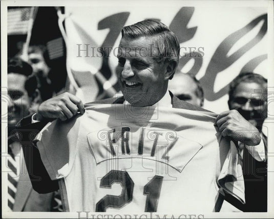 1984 Press Photo Vice President Walter Mondale & Congresswoman Geraldine Ferraro - Historic Images