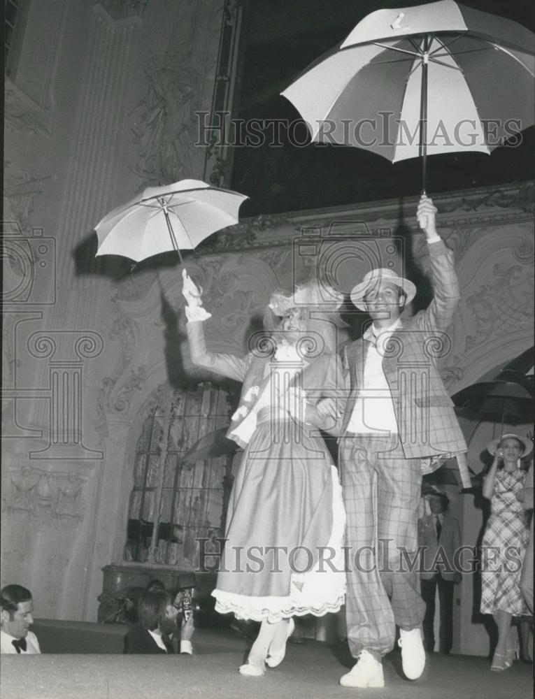 1981 Press Photo Fashion show at castle of SchleiBheim - Historic Images