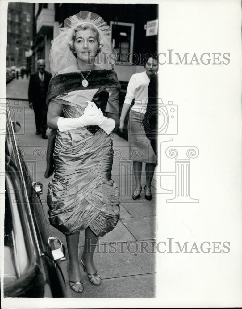 1960 Press Photo Mrs. Michael Wilding - Historic Images