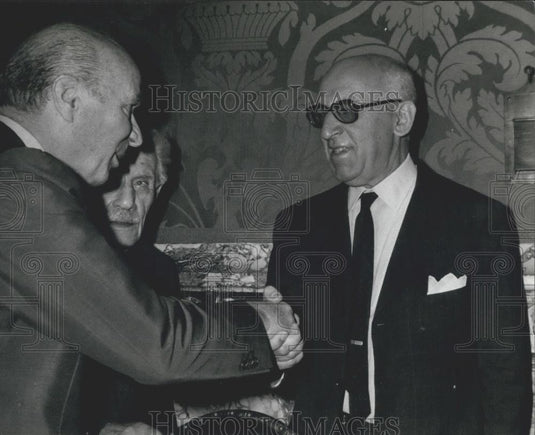 1976 Press Photo Bank of Italy,Paolo Baffi and Guido Carli - Historic Images