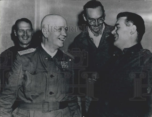 Press Photo Military Official Badoglio - Historic Images