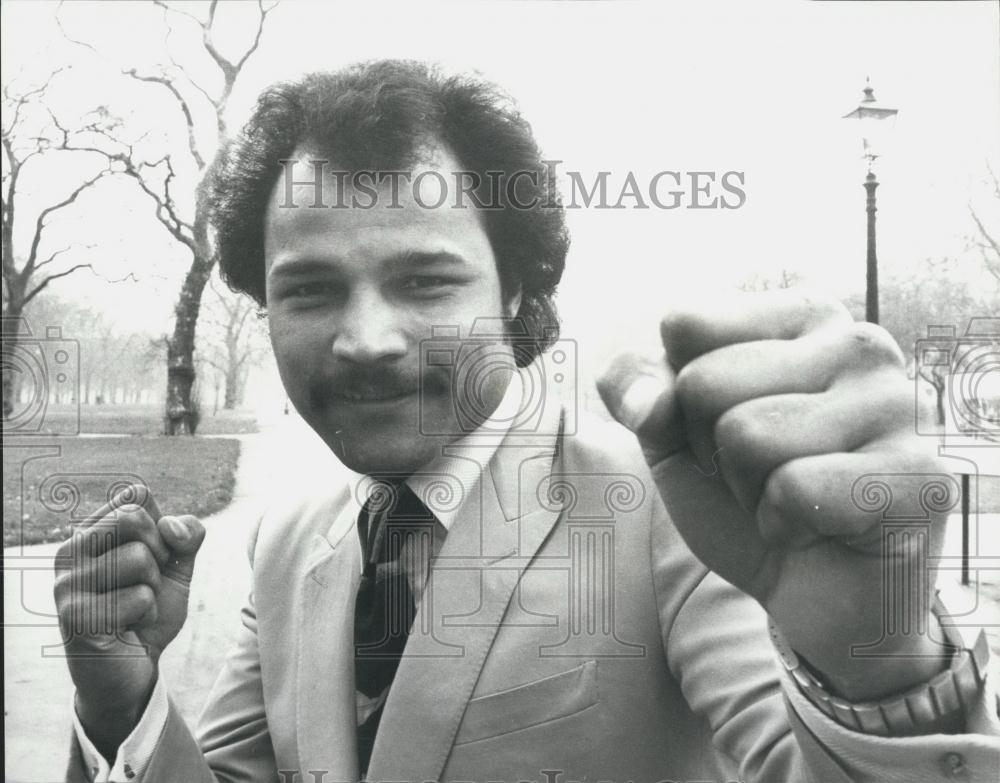 1979 Press Photo Former Light-Heavyweight World Champion John Conteh - Historic Images
