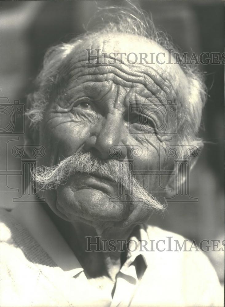 1990 Press Photo Ulrich Indernbinden, Ascent of Matterhorn - Historic Images