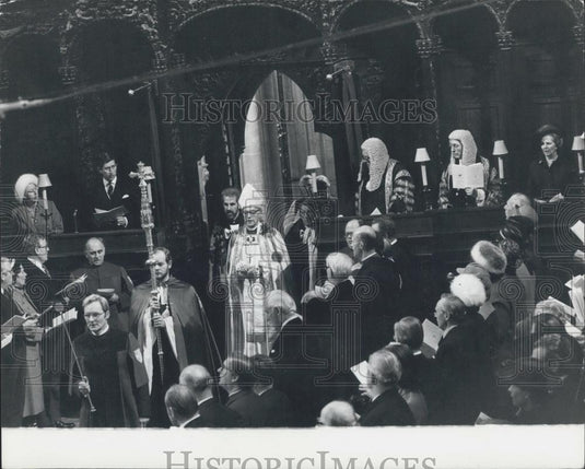 1980 Press Photo Archbishop of Canterbury Robert Runcie - Historic Images