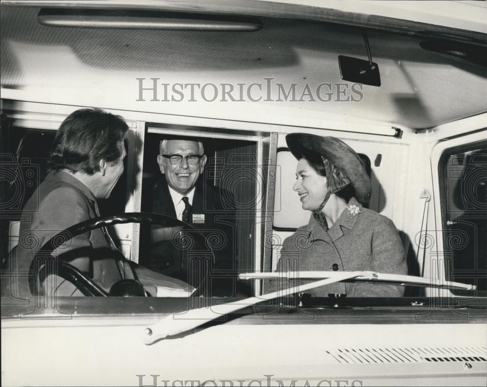 1969 Press Photo Princess Margaret opens Internatinol Caravan and Camping Exhibi - Historic Images