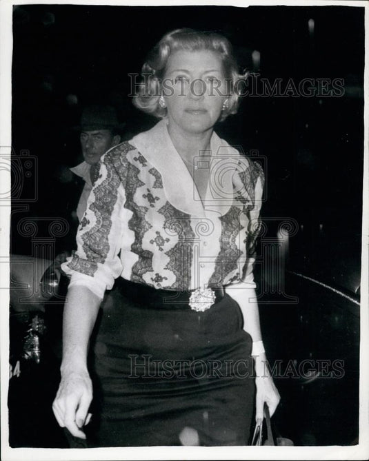 1958 Press Photo Mrs Wilding - Historic Images