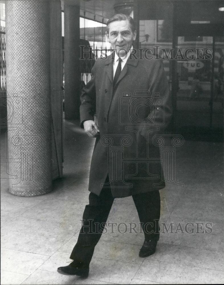 1973 Press Photo Len Murray, general secretary of the T.U.C. - Historic Images