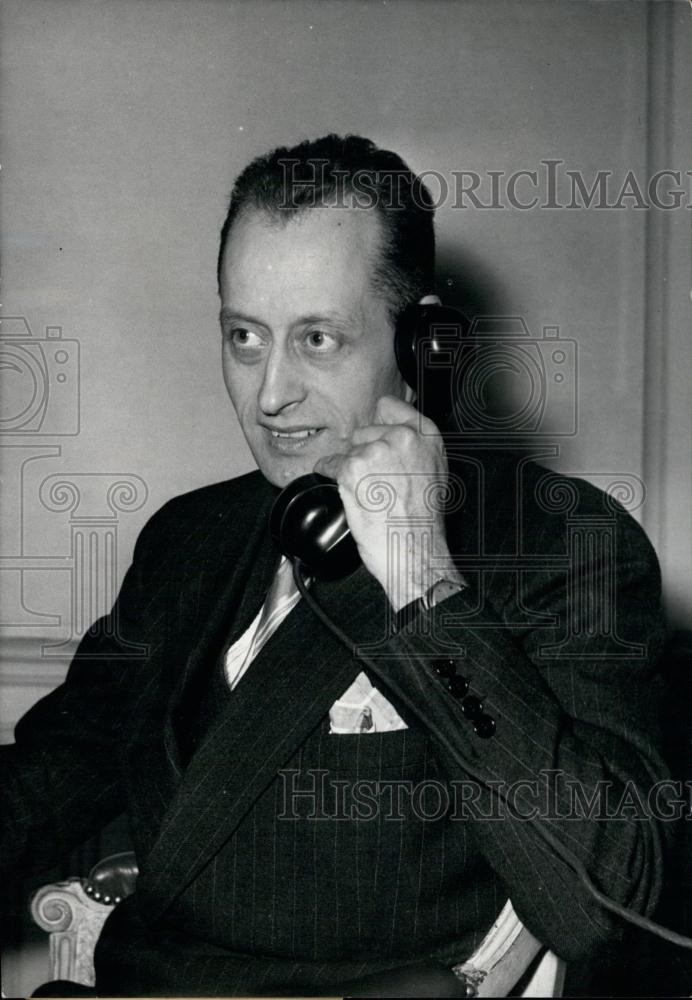 1958 Press Photo Roger Belin Appointed French Government's Secretary General - Historic Images
