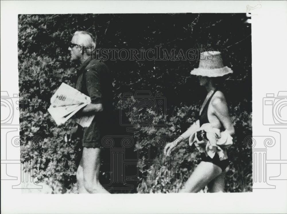 Press Photo Princess Maria Gabriella Stavros Niarehos Niarchos Island - Historic Images