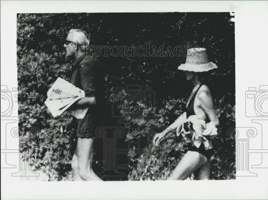 Press Photo Princess Maria Gabriella Stavros Niarehos Niarchos Island - Historic Images