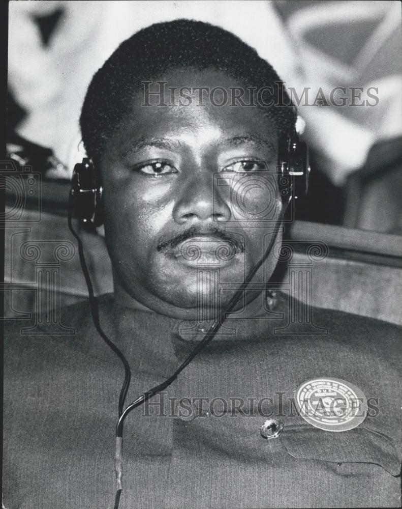 Press Photo Hashim Mbitta: Chairman of the OAU Liberation Committee - Historic Images