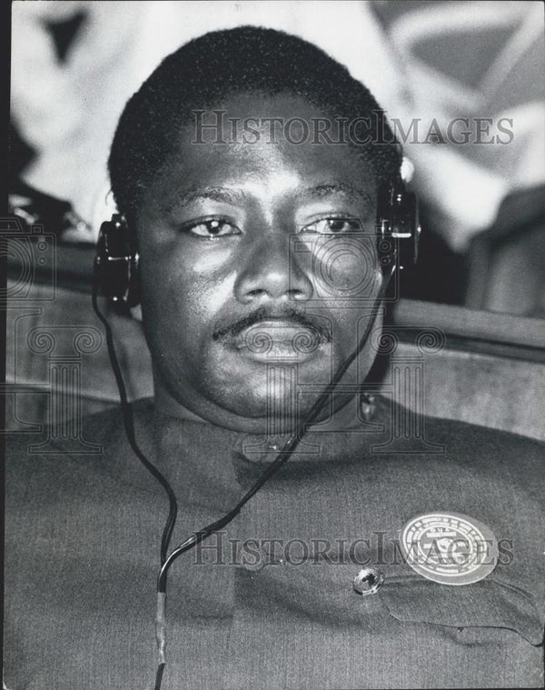 Press Photo Hashim Mbitta: Chairman of the OAU Liberation Committee ...