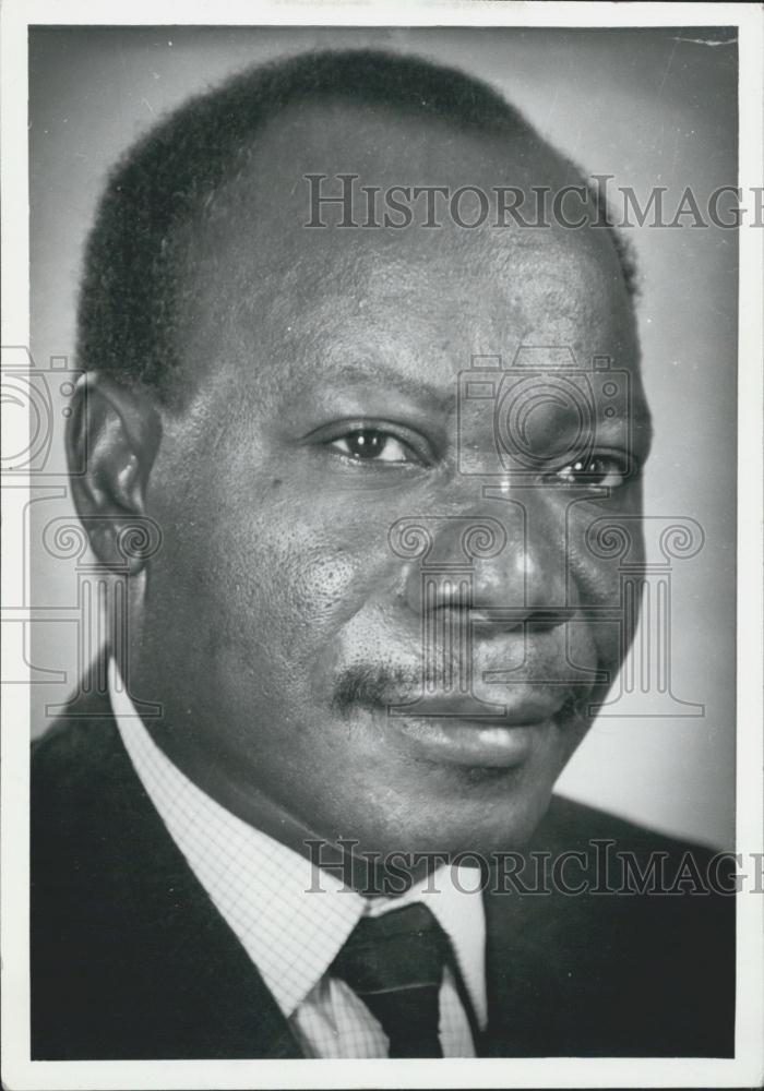 Press Photo African National Congress Leder Harry Nkumbula Portrait - Historic Images