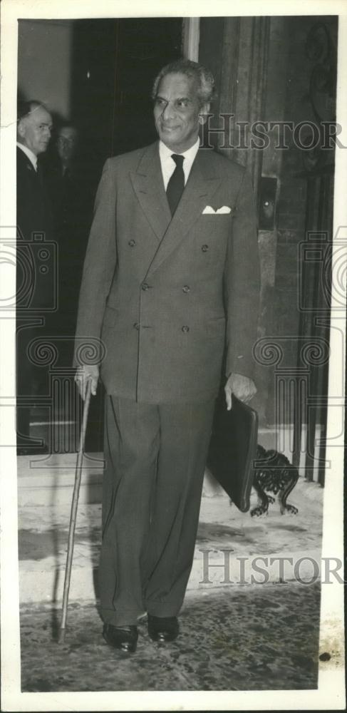 1956 Press Photo India Delegate Krishna Menon - Historic Images