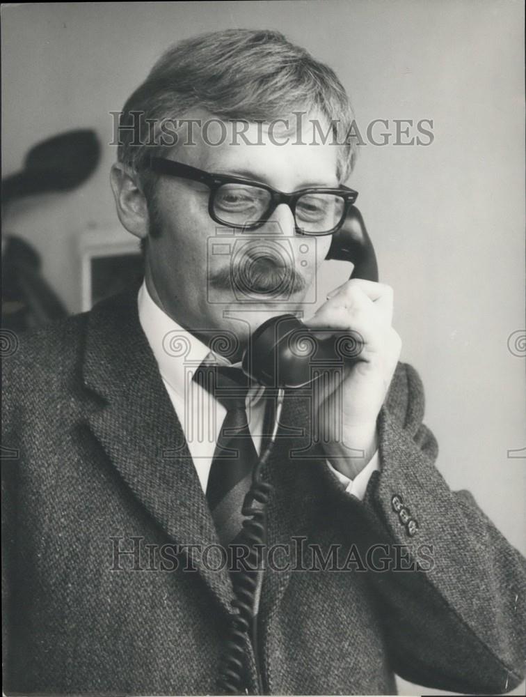 1969 Press Photo Albert Bachmann, Swiss Army Major - Historic Images