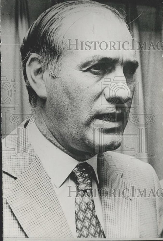 1973 Press Photo Argentine Presidential Candidate, Ezequiel Martinez - Historic Images