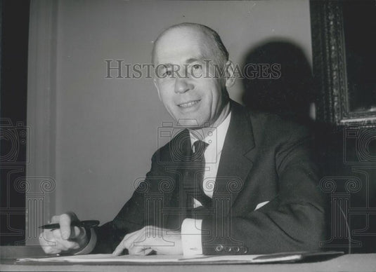 1966 Press Photo Mr.. R.W.K. Hooper,New Ambassador to Tunisia - Historic Images