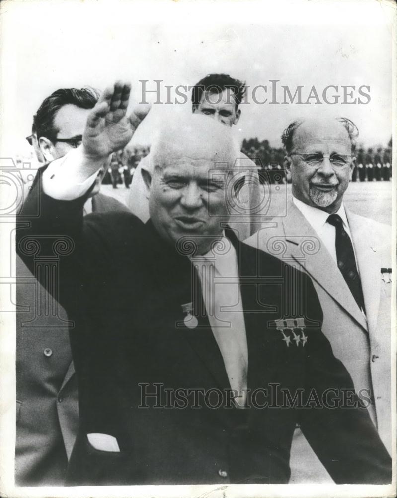 1963 Press Photo Mr. Kruschev arrived in East Berlin - Historic Images