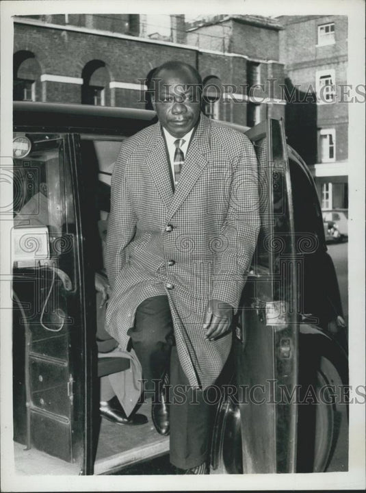 1961 Press Photo Rhodesian Colonial Secretary Isin MacLeod At Conference - Historic Images