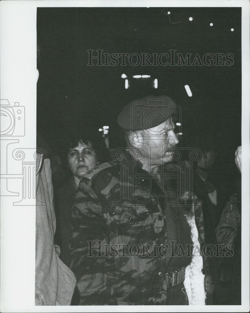 Press Photo Military Governor of Hebron,West Bank,Israel,Col. Roghal Vardi - Historic Images