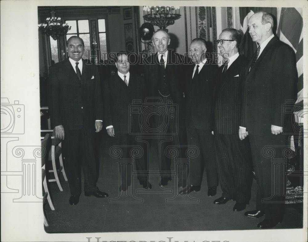 Press Photo Lt. General K.M. Sheikh of Pakistan and Minister of Foreign Affairs - Historic Images