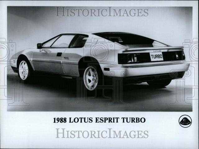 1988 Press Photo 1988 LOTUS ESPRIT TURBO AUTOMOBILE - Historic Images