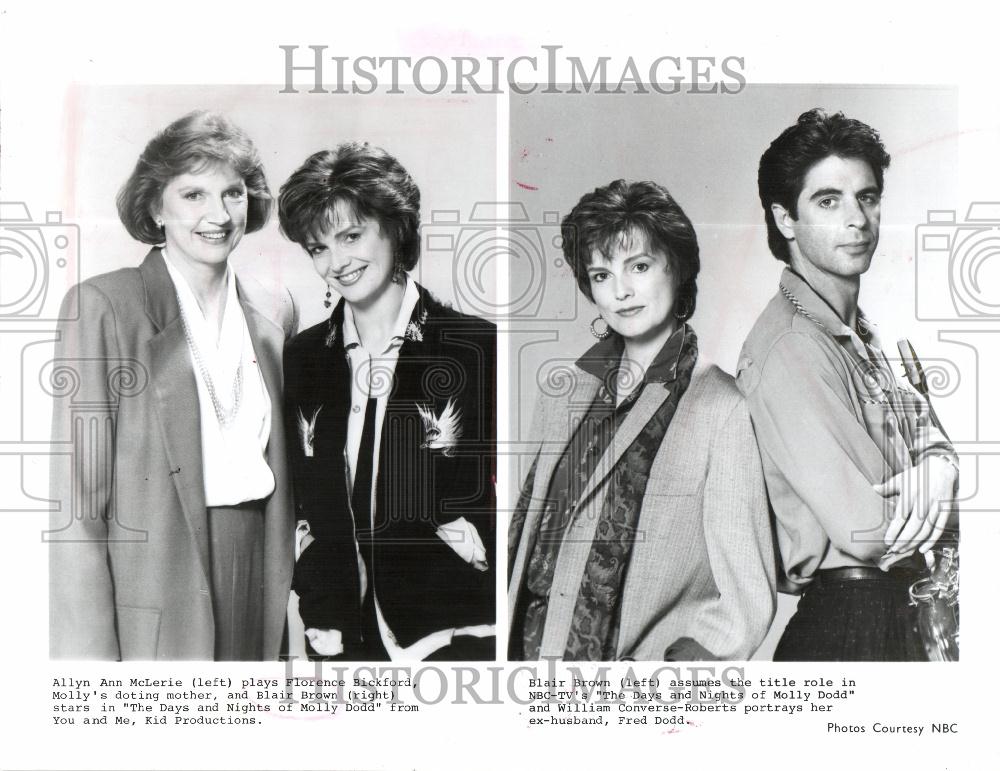 1988 Press Photo Blair Brown NBC TV - Historic Images
