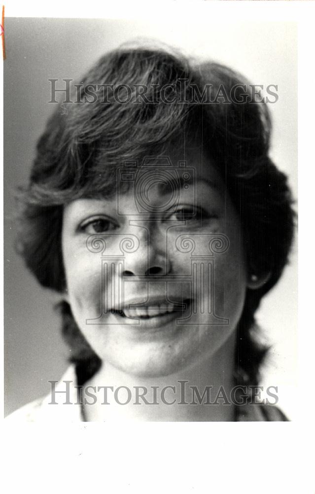 1981 Press Photo Susan Brown correspondent MSU graduate - Historic Images