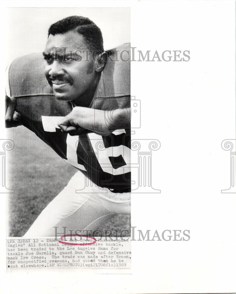 1959 Press Photo bob brown national league tackle - Historic Images