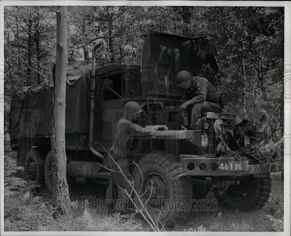 1967 Press Photo Michigan National Guard Reserve Army - Historic Images