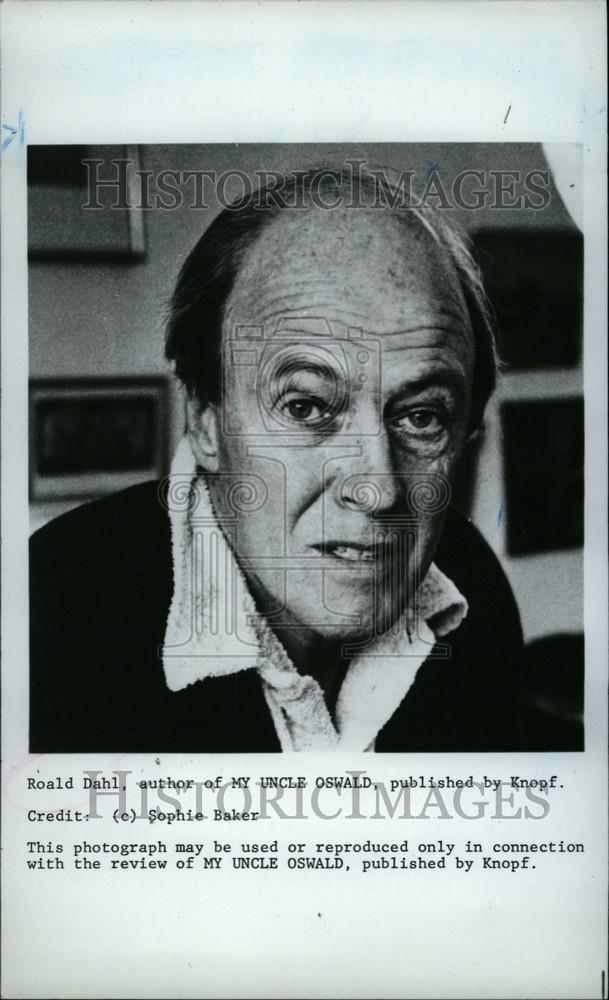 1990 Press Photo Roald Dahl My Uncle Oswald - Historic Images