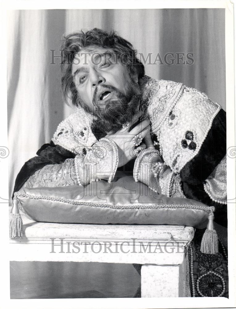 1961 Press Photo Giorgio Tozzi Boris Godunov Moussorgsk - Historic Images