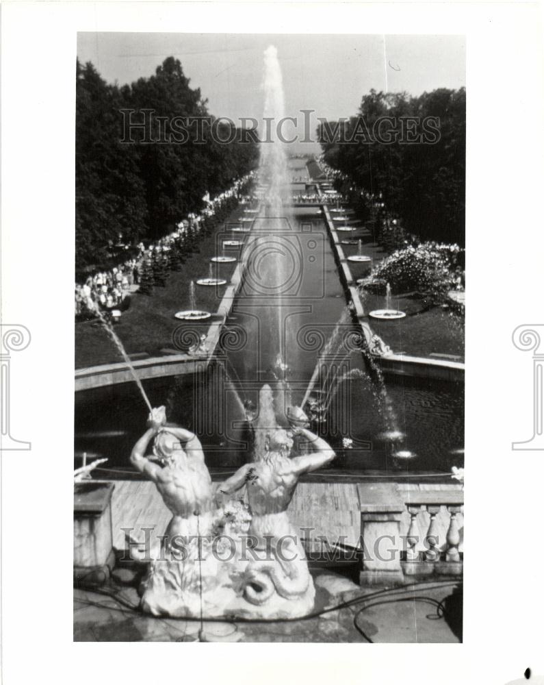 1978 Press Photo Peterhof Czar Palace Russia - Historic Images